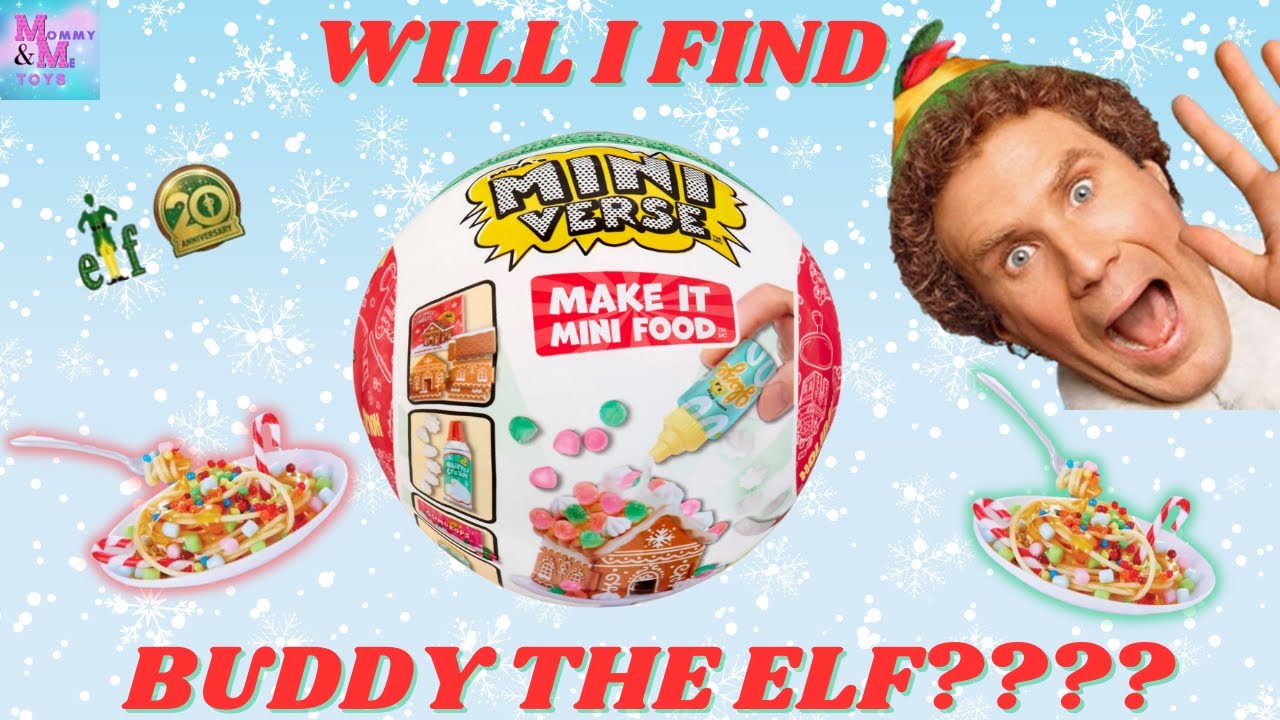 UNBOXING FULL COLLECTION MINI VERSE HOLIDAY!! BUDDY THE ELF!! 