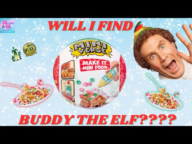 UNBOXING FULL COLLECTION MINI VERSE HOLIDAY!! BUDDY THE ELF!! 