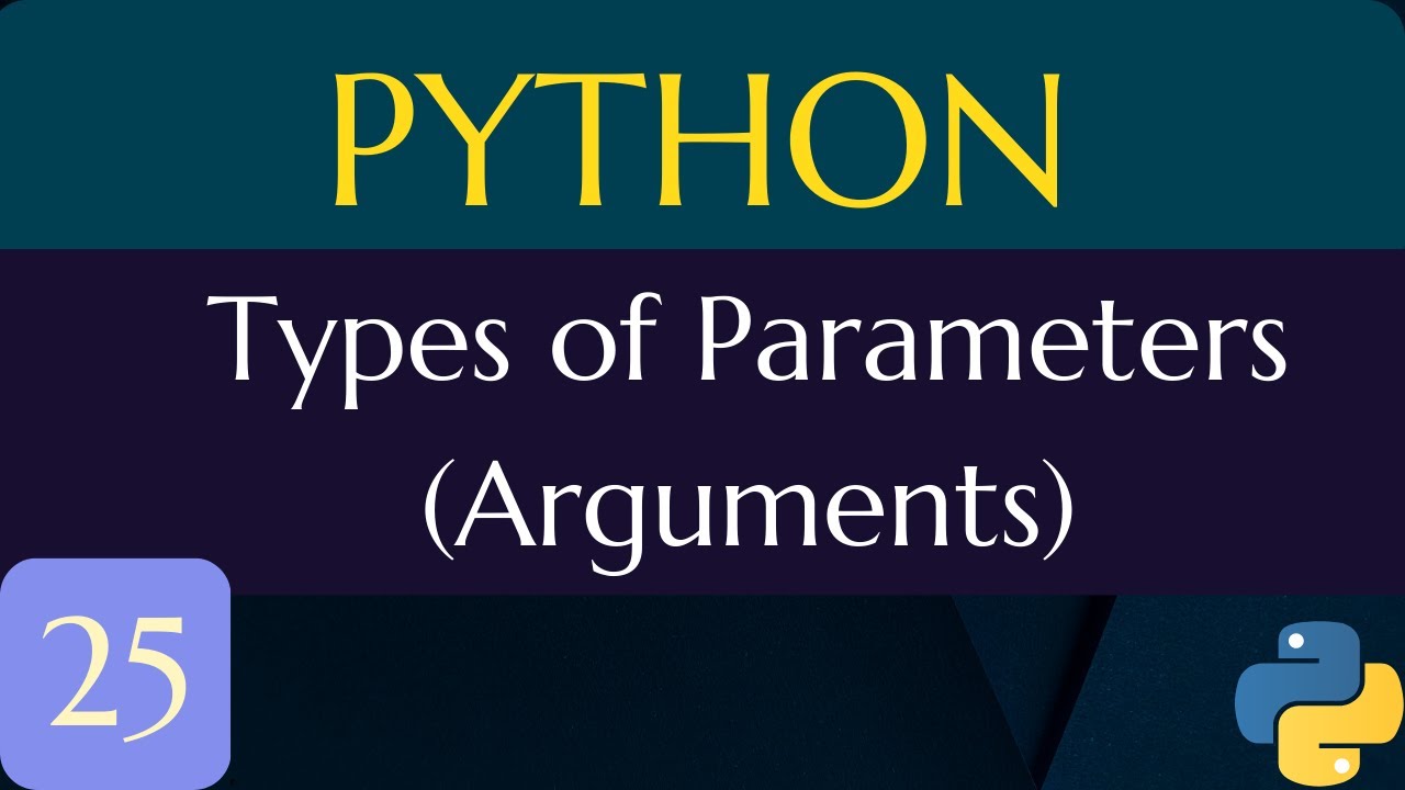 Types of Parameters or Types of arguments - YouTube