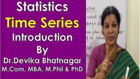 17. "Time Series" Chapter Introduction in Statistics