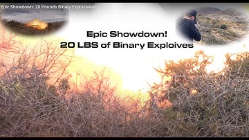 Epic Showdown: 20 Pounds Binary Explosives vs. Zombie Girl!
