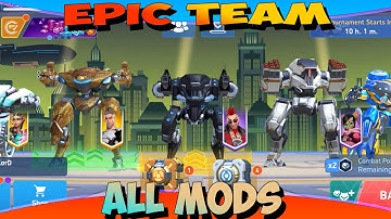 Mech Arena - OP Gameplay Walkthrough Part 190 - Epic Team All Mods🔥(iOS,Android)