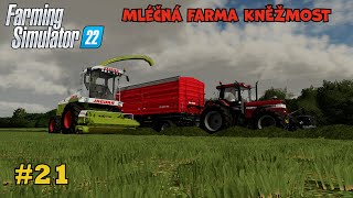 SENÁŽE - Mléčná farma | Agrovation Kněžmost | Farming Simulator 22 | #21