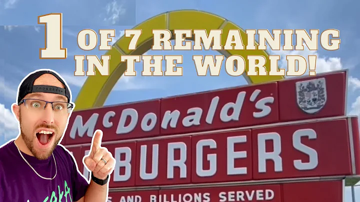 1 of 7 remaining Single Arch McDonald's signs!