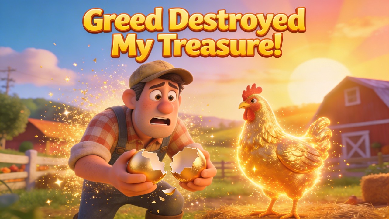 The Golden Egg Story for Kids 🐔 | Moral Story About Greed | Bedtime Stories for Children #youtube