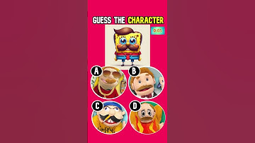 Guess The SML Character Spongebob Edition...!