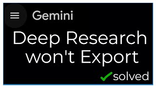 Export A Gemini Deep Research Report To Pdf Or Word