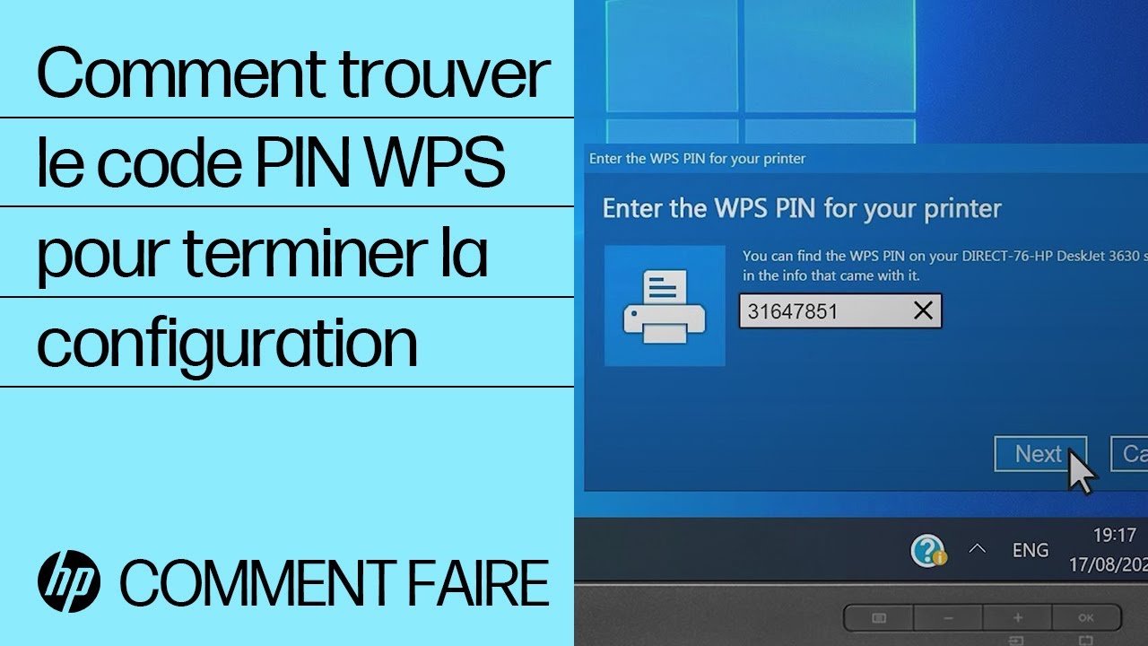 Comment trouver le code PIN WPS pour terminer la configuration de l'imprimante