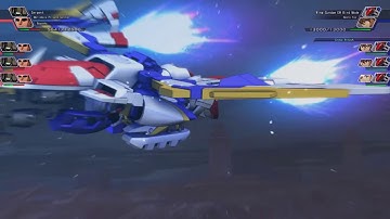 SD Gundam G-Generation Cross Rays - Wing Gundam EW Bird Mode All Animations
