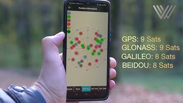 Walker RTK receiver with SurvX app. Test of performance in the forest