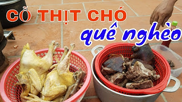 Thịt chó luộc món quốc hồn quốc túy ngon nhất Vịnh bắc bộ ở quê lúa Thái bình