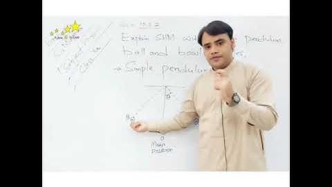 Examples of Simple Hormonic Motion with Simple pendulum , Ball and Bowl example.