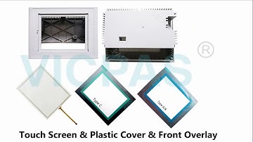Touch screen with overlay for MP277-8 6AV6643-0CB01-1AX2 replace for cover housing ,keypad,display