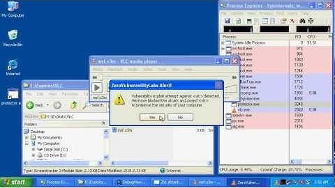 ExploitShield Blocks CVE-2011-1574 VLC Exploits Generically