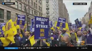 NYC building workers union authorizes strike if no contract deal is reached