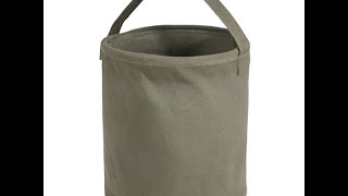 Collapsible canvas water bucket (prepping must have)