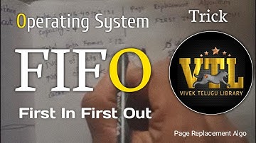 FIFO  Page Replacement Algorithm Operating System Short Trick