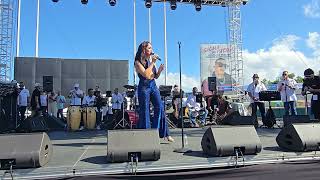 Daniela Darcourt.Sr Mentira  Dia nacional de la salsa 2024 Puerto Rico