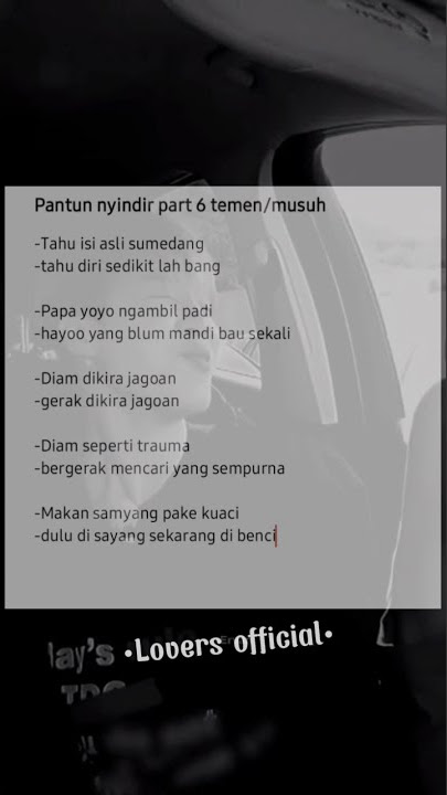 pantun nyindir part 6 temen/musuh || #fyp 🗿🥵