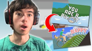 NEW HAPPY WHEELS GAME? - You Are A Pilot