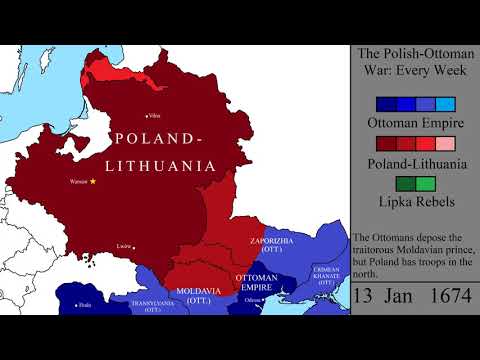 போலந்து-உஸ்மானியப் போர் (1672 - 1676): ஒவ்வொரு வாரமும்