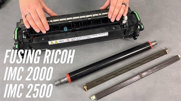 FUSER Ricoh IMC2000 IMC2500 IMC3000 Fusing Fixing Film, Press Roller SC544-02, SC554-02 reset.