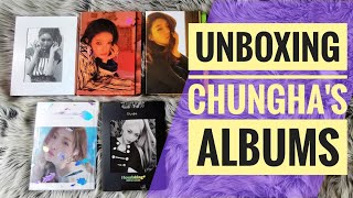 CHUNGHA ALBUMS UNBOXING