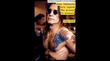 Ozzy Osbourne Tribute R.I.P. # Ozzy Osbourne #blacksabbath #thenvsnow #rip #ozzy #heavymetal  #rock