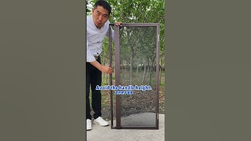 The pocket lock and the steel mesh window are linked, and the flip-up structure avoids .#qiangning