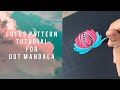 Lotus pattern tutorial  dot mandala dotmandalas mandala mandalaartforbeginners mandalaartist