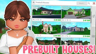 Touring *ALL* The PREBUILT HOUSES in Bloxburg!
