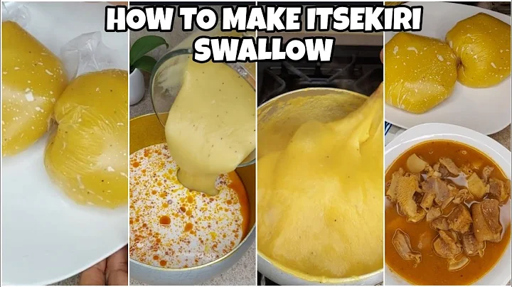 HOW TO MAKE RIPE PLANTAIN AND STARCH FUFU | ITSEKIRI FAVORITE SWALLOW