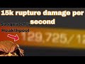 Rank 4 Sasquatch Heakthpool, and 81 Rupture Dot Damage Showcase