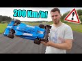 1.100€ RC Auto hebt ab bei 200 Km/h auf dem FLUGPLATZ! - Arrma Limitless Speedtest EXTREM!