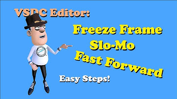 VSDC Editor: How to FREEZE Frame, Slo-Mo, and Fast Forward, in Easy Steps