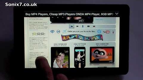 Sonix7 7" WiFi GPS Touch Tablet