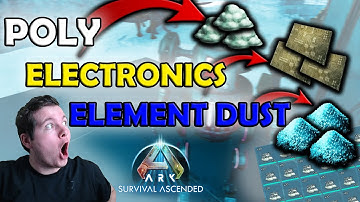 I Built an UNLIMITED Element Dust, Poly and Electronic Farm - Fully Automated Guide
