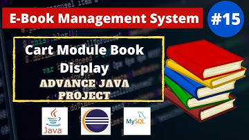 #15 Cart Module Book Display | Ebook Java Project  | Advance Java Web Project