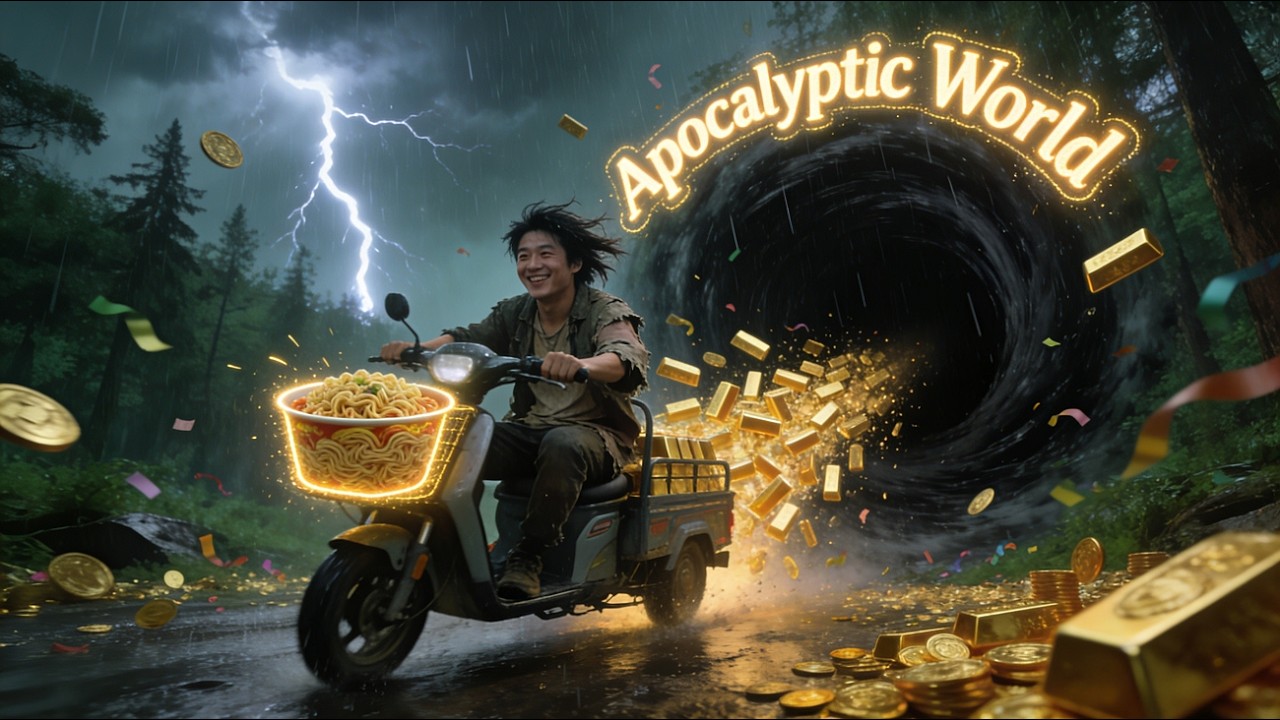 【FULL】NEW🔥Trading Instant Noodles For Gold In The Apocalypse! Poor Uses Systemto Become Rich!