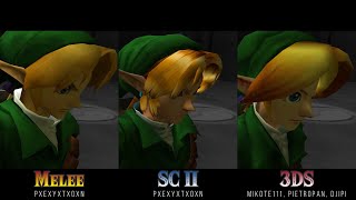 Zelda Ocarina of Time Melee vs SC II vs 3DS | PC Port Comparison (SoH)