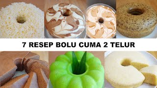 7 RESEP KREASI BOLU KUKUS CUMA 2 TELUR LEMBUT DAN EKONOMIS