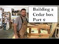 Building Cedar Storage Benches Part 2 Building Cedar Storage Benches Part 2