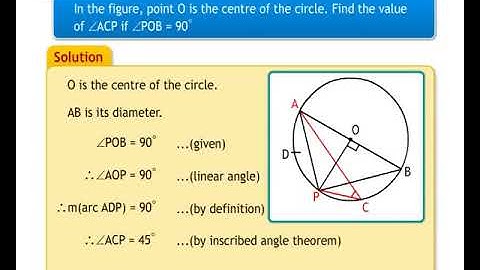 Arc of a Circle : SundaramEclass Geometry concepts (9-10 grade)