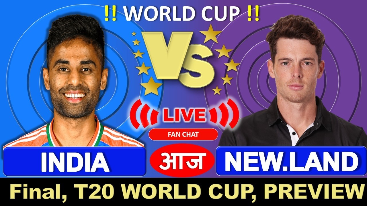 🔴LAST INDIA vs New Zealand World Cup Final | IND vs NZ | Live Match Preview & Fan Commentary