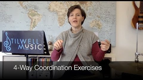 4 Way Coordination patterns - Multiple exercises for beginners