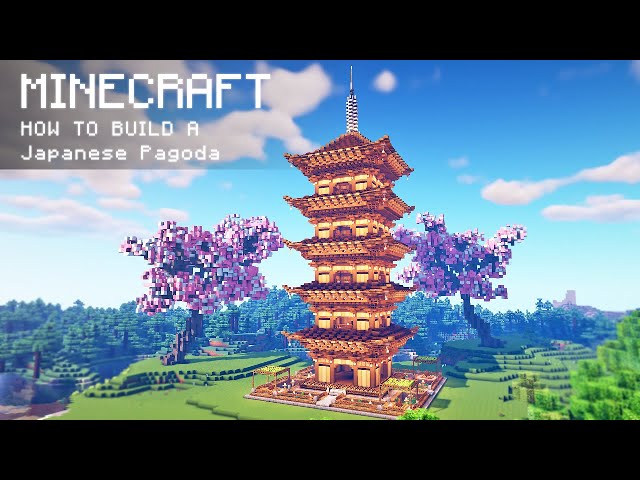 Asian Pagoda - Blueprints for MineCraft Houses, Castles, Towers