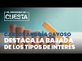 Carlos Andrés Poyo destaca la bajada de los tipos de interés