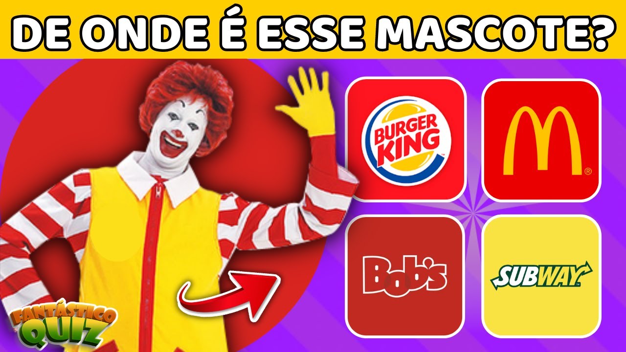 ⚔️ DE ONDE É ESSE MASCOTE?⚠️Somente 1% das pessoas acerta