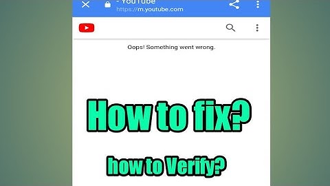 Oops Something Went Wrong Problem‼️ need help on how to solve.❓