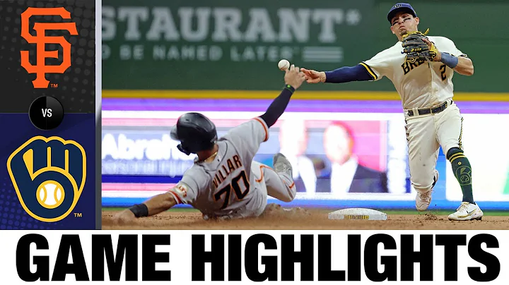 Giants vs. Brewers Game 2 Highlights (9/8/22) | MLB Highlights
